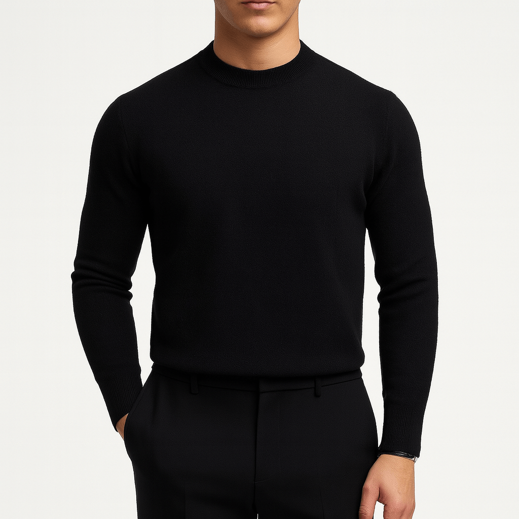 Men's Warm Slim Fit Pullover Knit Sweater